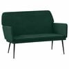 vidaXL Banc Vert fonc&eacute; 108x79x79 cm Velours
