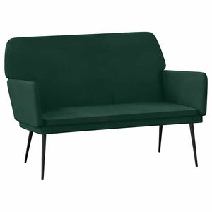 vidaXL Banc Vert fonc&eacute; 108x79x79 cm Velours