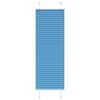 vidaXL Store plissé bleu 45x150 cm largeur du tissu 44,4 cm polyester