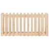 vidaXL Lit sur&eacute;lev&eacute; de jardin design de cl&ocirc;ture 150x50x70cm pin massif