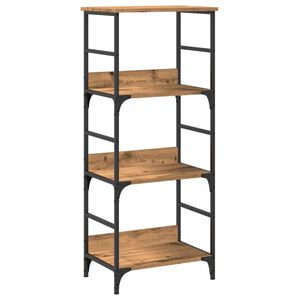 vidaXL Biblioth&egrave;que ch&ecirc;ne artisanal 50x33x117,5 cm bois d'ing&eacute;nierie