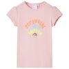 T-shirt pour enfants rose clair 140