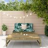 vidaXL Salon de jardin 2 pcs bois de pin impr&eacute;gn&eacute;