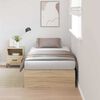 vidaXL Cadre de lit avec rangement Ch&ecirc;ne Sonoma 80 x 200 cm