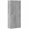 vidaXL Buffet haut sonoma gris 80x35x180 cm bois d'ing&eacute;nierie