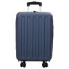 vidaXL Valise Bleu fonc&eacute; 34 x 23 x 55.5 cm Plastic ABS
