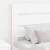 vidaXL T&ecirc;te de lit avec t&ecirc;te de lit Blanc 75 cm Bois d'ing&eacute;nierie
