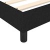 vidaXL Sommier &agrave; lattes de lit avec matelas Noir 140x190 cm Tissu