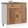 vidaXL Armoire de cuisine Porto vieux bois bois d'ingénierie
