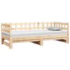 vidaXL Lit coulissant sans matelas 2x(90x190) cm Bois de pin massif