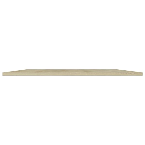 vidaXL Panneaux biblioth&egrave;que 4 pcs Ch&ecirc;ne sonoma 100x50x1,5cm Agglom&eacute;r&eacute;