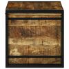 vidaXL Bo&icirc;te de rangement 50 x 50 x 50 cm Bois de mangue brut