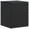 vidaXL Cabinet de chevet mural Noir 33 x 34,5 x 40 cm