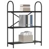 vidaXL &Eacute;tag&egrave;re Ch&ecirc;ne noir 80 x 30 x 109 cm Bois d'ing&eacute;nierie