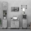 vidaXL Ensemble de meubles de salle de bain 3 pcs gris b&eacute;ton