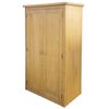 vidaXL Garde-robe avec 1 tiroir 90 x 52 x 183 cm Bois de ch&ecirc;ne massif