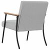 vidaXL fauteuil Gris nuage 59 x 75 x 78 cm tissu