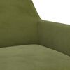 vidaXL Chaises pivotantes &agrave; manger lot de 2 Vert clair Velours