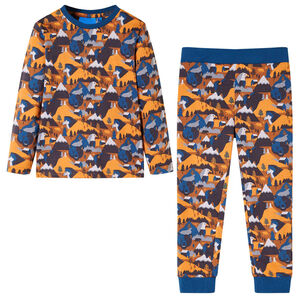 Pyjamas enfants manches longues cognac 92