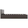 vidaXL Cadre de lit avec rangement hydraulique Similicuir 180x200 cm