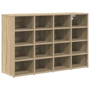 vidaXL Cabinet &agrave; chaussures 103 x 30 x 67 cm Bois d'ing&eacute;nierie