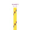 vidaXL Corde de bateau Jaune 16 mm 25 m Polypropyl&egrave;ne