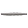 vidaXL Coussin de Dos Gris nuage 180 x 19 x 50 cm tissu
