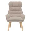 vidaXL fauteuil Gris clair 69 x 74 x 93 cm Tissu Sherpa
