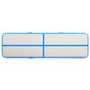 vidaXL Tapis gonflable de gymnastique avec pompe 700x100x20cm PVC Bleu
