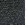 vidaXL Tapis de surface Rectangulaire Gris fonc&eacute; 80 x 150 cm Jute