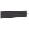 vidaXL &Eacute;tag&egrave;res murales 4 pcs gris brillant bois d'ing&eacute;nierie