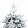 vidaXL Sapin de No&euml;l Artificiel &agrave; Branches Articul&eacute;es Blanc 120 cm