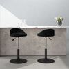 vidaXL Chaises pivotantes &agrave; manger lot de 2 Noir Velours