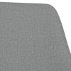 vidaXL Tabourets de bar lot de 2 gris clair tissu