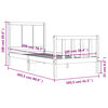 vidaXL Cadre de lit sans matelas 100x200 cm bois massif de pin