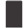 vidaXL Tables de chevet 2 pcs noir 34,5x39x62 cm acier