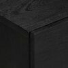 vidaXL Buffet noir 40x33x75 cm bois d'ing&eacute;nierie