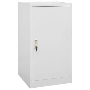 vidaXL Armoire &agrave; selles Gris clair 53x53x105 cm Acier