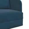 vidaXL Canap&eacute;-Lit Bleu 65 x 80 x 83 cm Velours