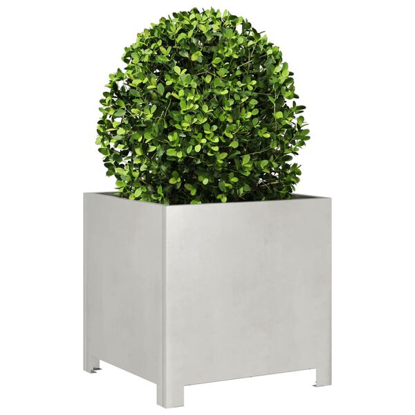 vidaXL Jardini&egrave;re 40x40x40 cm acier inoxydable