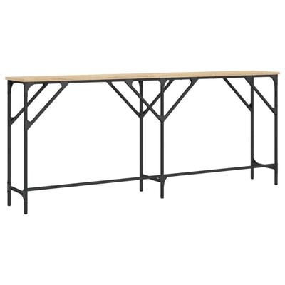 vidaXL Table console chêne sonoma 180x29x75 cm bois d'ingénierie