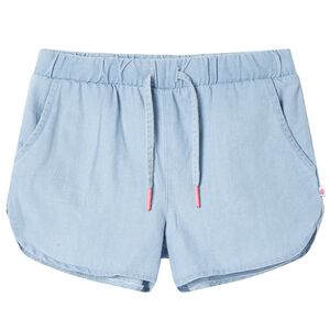vidaXL Short pour enfants bleu denim doux 92