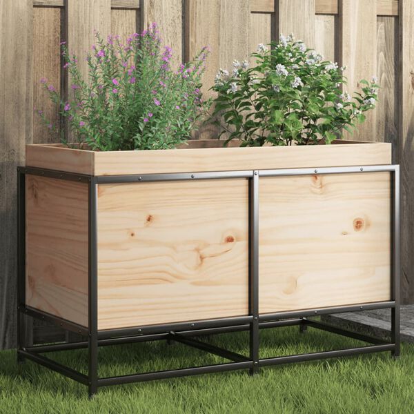 vidaXL Jardini&egrave;re 80x40x50 cm bois de pin massif