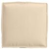 vidaXL Coussin 6 pcs Beige 40 x 40 x 8 cm Tissu Oxford