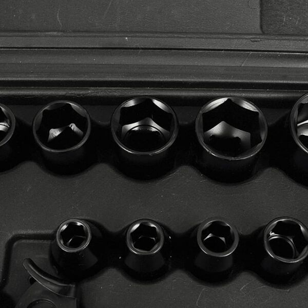 vidaXL Jeu de cl&eacute; &agrave; chocs 16 pi&egrave;ces 1/2 po