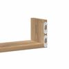 vidaXL &Eacute;tag&egrave;res murales 3 pcs ch&ecirc;ne artisanal bois d'ing&eacute;nierie