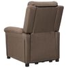 vidaXL Fauteuil Taupe Tissu