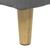 vidaXL Pouf de rangement Gris fonc&eacute; 40 x 40 x 45 cm Velours