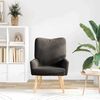 vidaXL fauteuil Gris fonc&eacute; 63 x 67 x 94 cm
