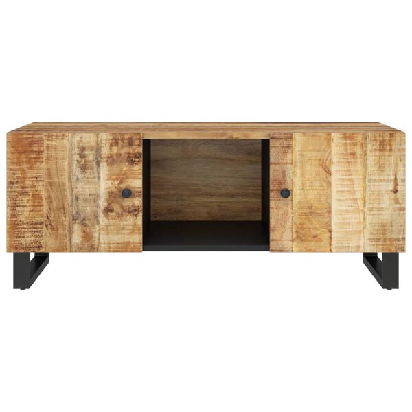 vidaXL Table basse 100x54x40cm bois de manguier solide et d'ing&eacute;nierie